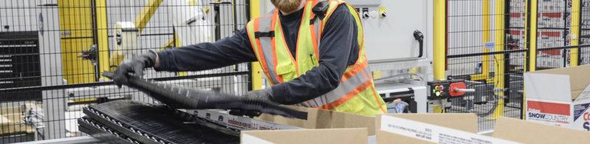 A manufacturer building a machine